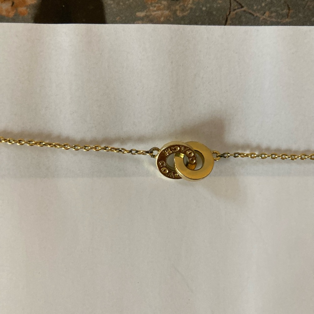 Coach Interlocking Open Circle Necklace - Picture 2 of 3